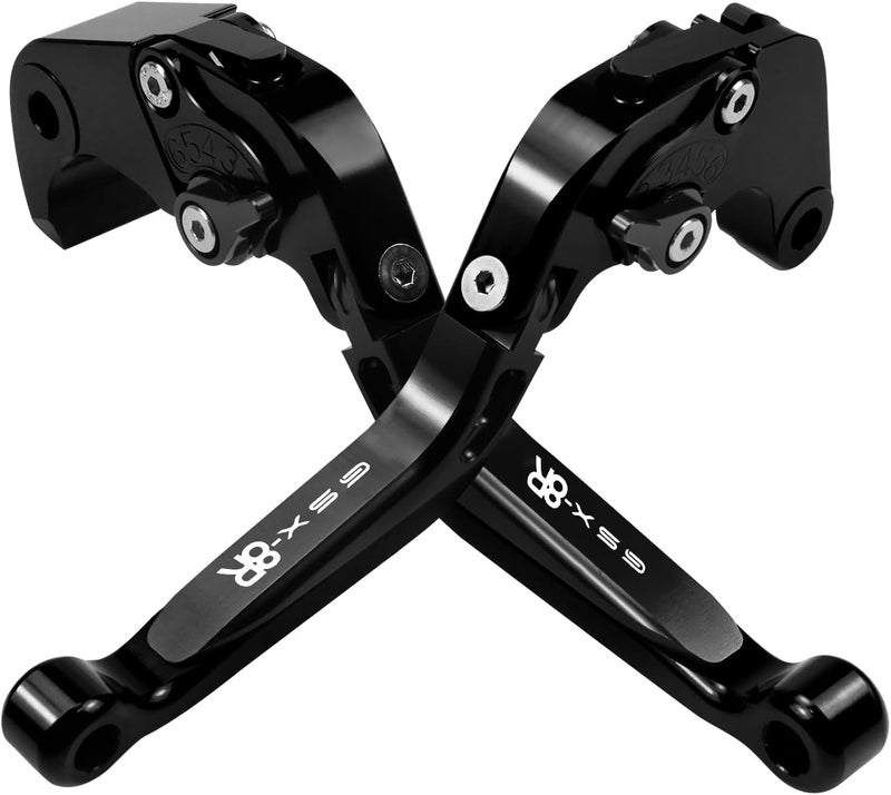 XIDAODIT Adjustable Motorcycle Clutch and Brake Lever Set for Suzuki GSX-8R GSX8R 2023 2024 - Black - Image 2