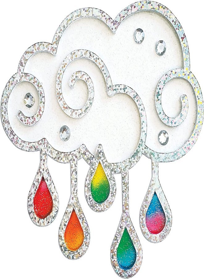 Creativity for Kids Easy Sparkle Window Art Kit - Paint and Decorate 7 DIY Suncatchers, Arts and Crafts for Kids Ages 6-8+, Activities for Kids, Rainbow Sprinkles - Image 2