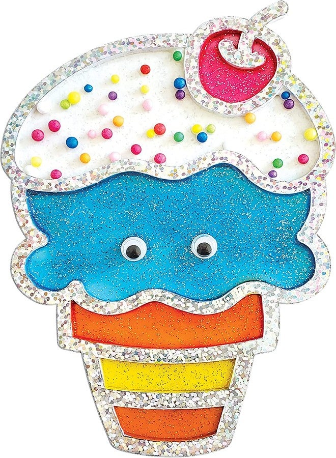 Creativity for Kids Easy Sparkle Window Art Kit - Paint and Decorate 7 DIY Suncatchers, Arts and Crafts for Kids Ages 6-8+, Activities for Kids, Rainbow Sprinkles - Image 5