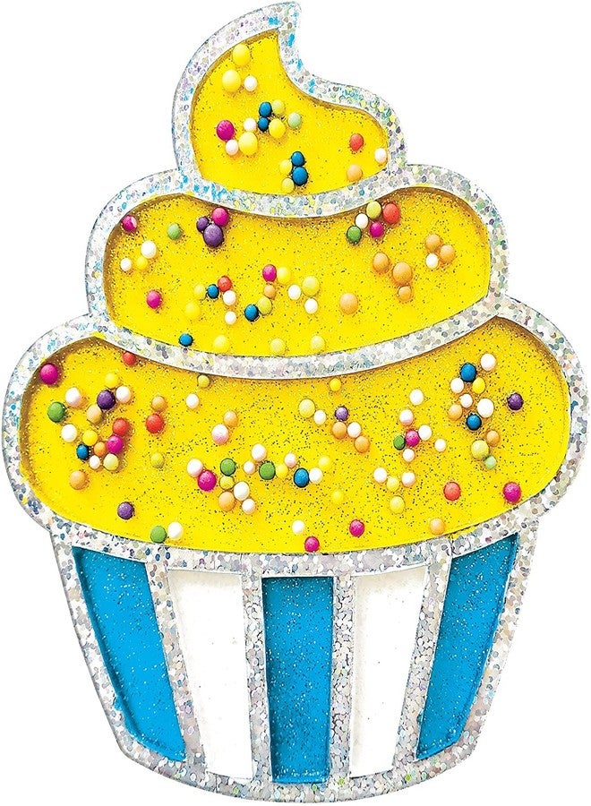 Creativity for Kids Easy Sparkle Window Art Kit - Paint and Decorate 7 DIY Suncatchers, Arts and Crafts for Kids Ages 6-8+, Activities for Kids, Rainbow Sprinkles - Image 4