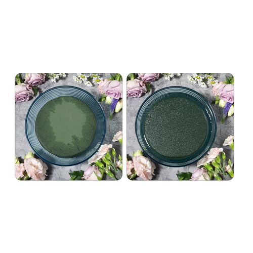 Crafare 6x3x2.5 Inch Wet Floral Foam Blocks Rectangle Small Size Foam Bricks for Fresh Artificial Flower Arrangements Wedding Centerpiece Party Home Decoration Pack of 6 Green - Image 5