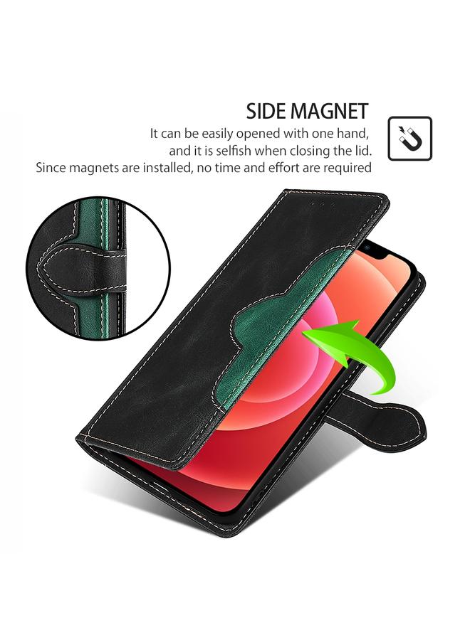 اس-توب جراب لهاتف Samsung Galaxy M55 5G مصنوع من الجلد مع مشبك مغناطيسي - Image 5