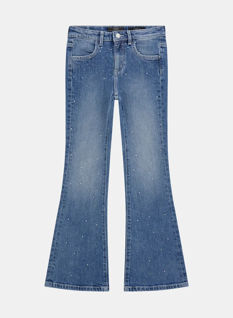 جس Kids Flared Jeans