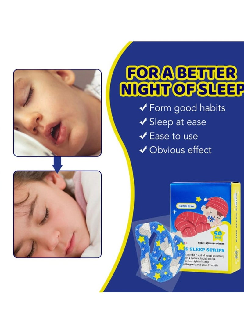 CMGTYYD Mouth Tape for Sleeping,50Pcs Sleep Strips,Safe And Effective Relief Of Sleep, Mouth Breathing, And Snoring,Gently Improve Sleep And Develop Nasal Breathing Habits,Promote nighttime sleep  - Image 3