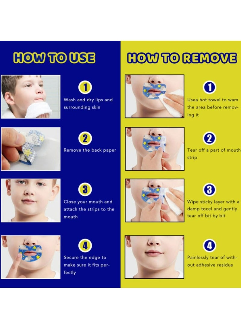 CMGTYYD Mouth Tape for Sleeping,50Pcs Sleep Strips,Safe And Effective Relief Of Sleep, Mouth Breathing, And Snoring,Gently Improve Sleep And Develop Nasal Breathing Habits,Promote nighttime sleep  - Image 4
