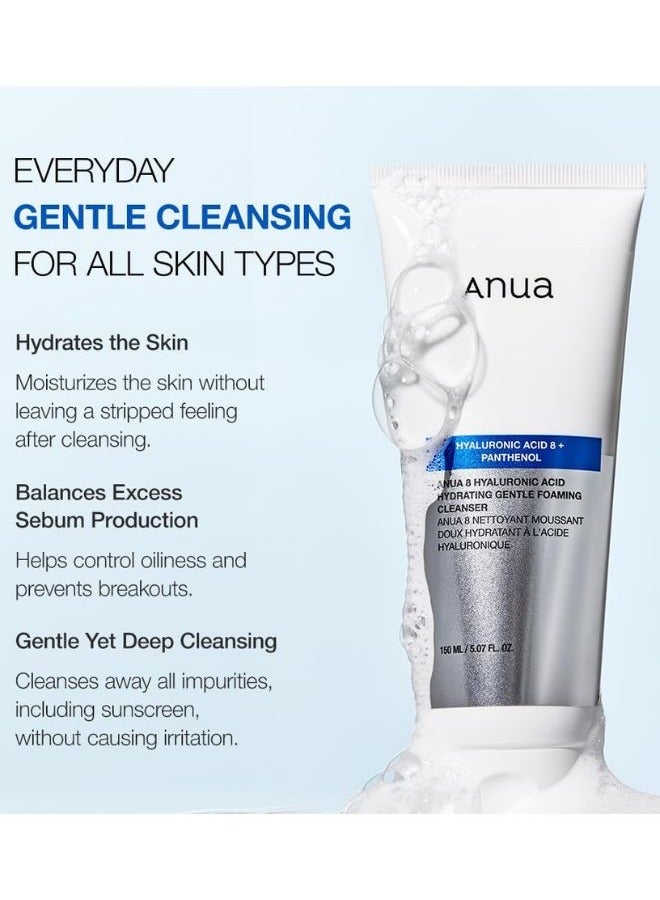 Anua 8 Hyaluronic Acid Hydrating Gentle Foaming Cleanser 150ml - Image 3