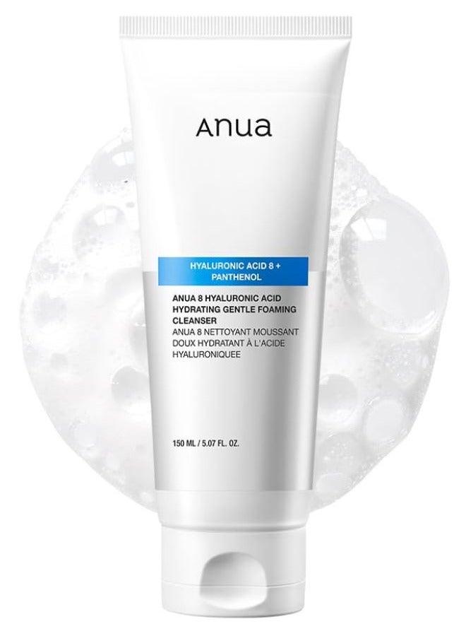 Anua 8 Hyaluronic Acid Hydrating Gentle Foaming Cleanser 150ml - Image 1