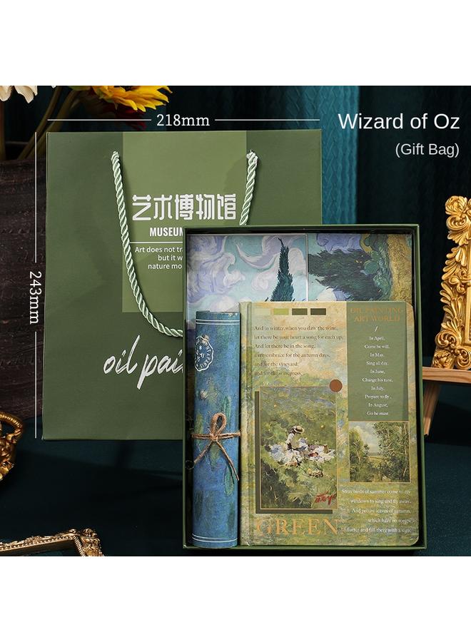 Bluejw Vintage Hollow Hand Ledger Suit Gift Box High Beauty Notebook Stationery Girl Cute Hand Ledger Girl Day - Image 1