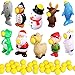 Zubebe 10 Pieces Christmas Toys Shooter Ball Foam Toy with Shoot Foam Balls Up to 20 Feet for Kids Outdoor Indoor Play Christmas Party Supplies Vivid Style - Image 2