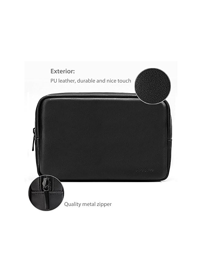 Procases Accessories Bag Organizer Power Bank Case, Electronics Accessory Travel Gear Organize Case, Cable Management Hard Drive Bag -Black - Image 5