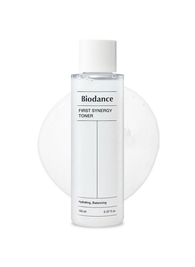 BIODANCE Biodance First Synergy Toner, All-in-One Toner, Moisturizing, Skin Balance, Hyaluronic Acid | 5.07 fl.oz,150ml  - Image 1