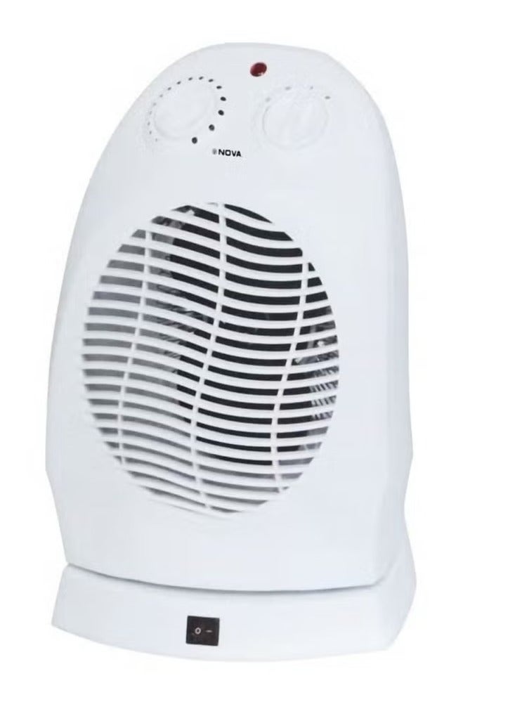 NOVA 2000W Electric Fan Heater Room Heater with 2 Temperature Settings –, Compact & Efficient Heater for Home, Office & Bedroom, Adjustable Heat, Quick Heating, Energy-Saving, Safe & Quiet Operation  - Image 4