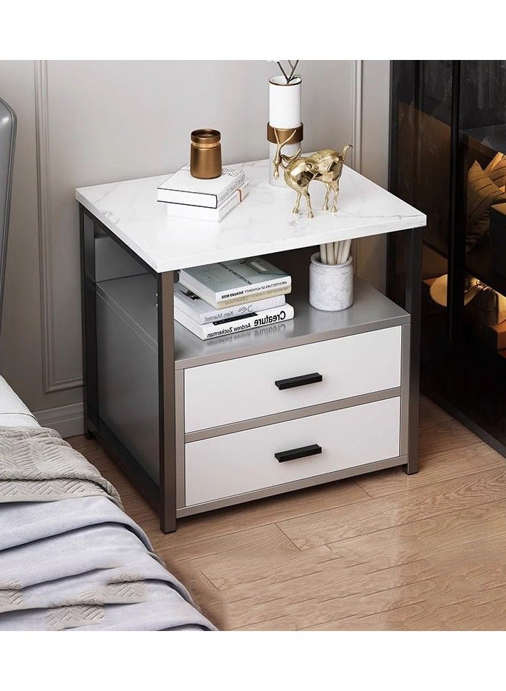  CityRiya-Long منضدة ، طاولة السرير الحد الأدنى ، 40*34*50 سم منضدة ، طاولة نهاية أريكة ، طاولة جانب السرير ، طاولة خزانة ، خزانة تخزين مع أدراج لغرفة المعيشة ، غرفة نوم - Image 4