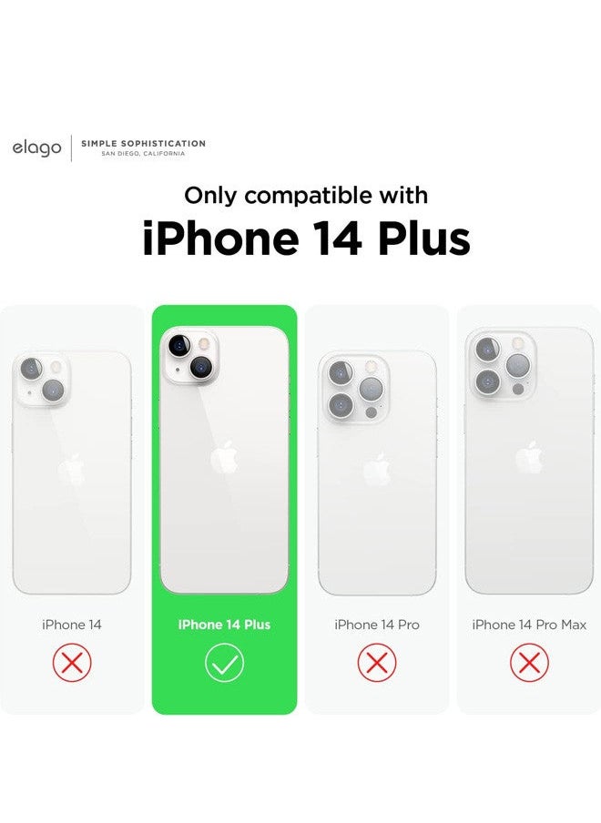Captaintech Compatible with iPhone 14 Plus Case, Liquid Silicone Case, Full Body Protective Cover, Shockproof, Slim Phone Case, Anti-Scratch Soft Microfiber Lining, 6.7 inch Black  - Image 2