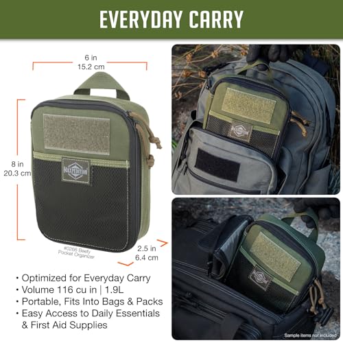 Maxpedition Gear Beefy Pocket Organizer, OD Green - Image 2