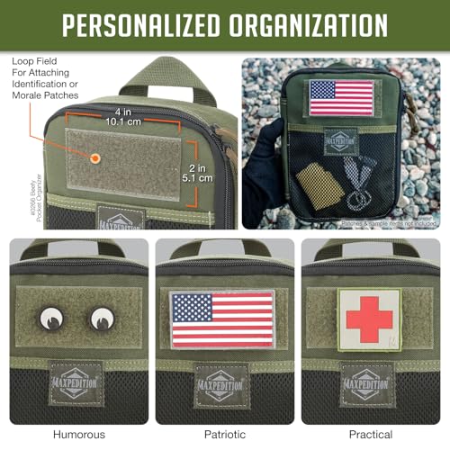Maxpedition Gear Beefy Pocket Organizer, OD Green - Image 5