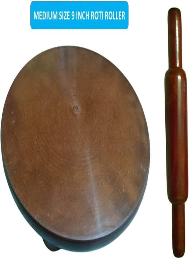 CHILLATAI 9 Inch Wood Pressed Chakla Belan/Roti Roller/Chapathi Kattai/Rolling Pin Board/Wood Pressed Chakla Large Size - Image 4