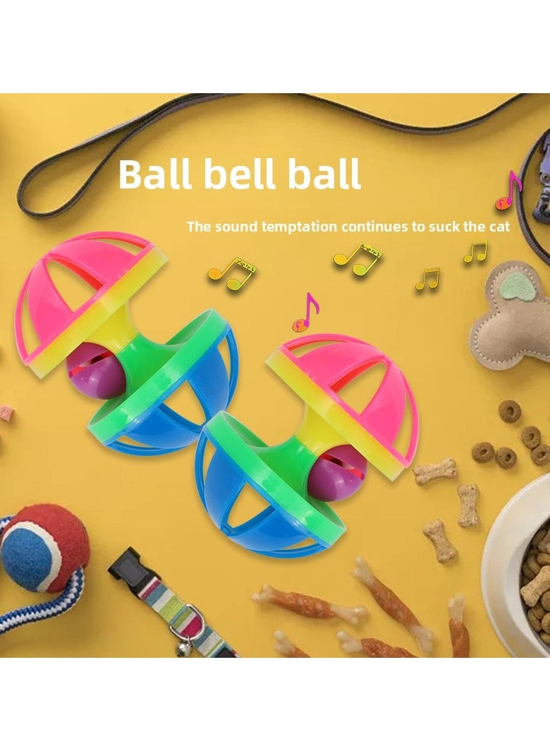 Goolsky Hot Sale! Colorful Rolling Bell Ball for Cats - Self - entertaining, Teeth - grinding and Boredom - relieving Gadget for Kittens - Image 4