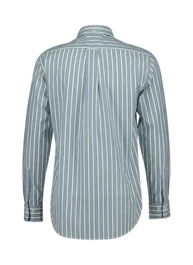 غانت Gant Regular Fit Striped Poplin Shirt
