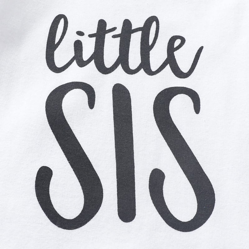 AMAWMW Newborn Baby Girl Little Sister Sleeper Gown Stripe Long Sleeve Nightgown Pajamas Gifts Stuff Essential Outfit - Image 5