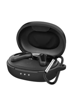 ماركة غير محددة حافظة من السيليكون متوافقة مع سماعات الأذن Anker Soundcore Life P2 Mini، غطاء حماية من السيليكون الناعم، حافظة مقاومة للصدمات مع حلقة تسلق (أسود)  - Image 1