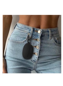 ماركة غير محددة حافظة من السيليكون متوافقة مع سماعات الأذن Anker Soundcore Life P2 Mini، غطاء حماية من السيليكون الناعم، حافظة مقاومة للصدمات مع حلقة تسلق (أسود)  - Image 5