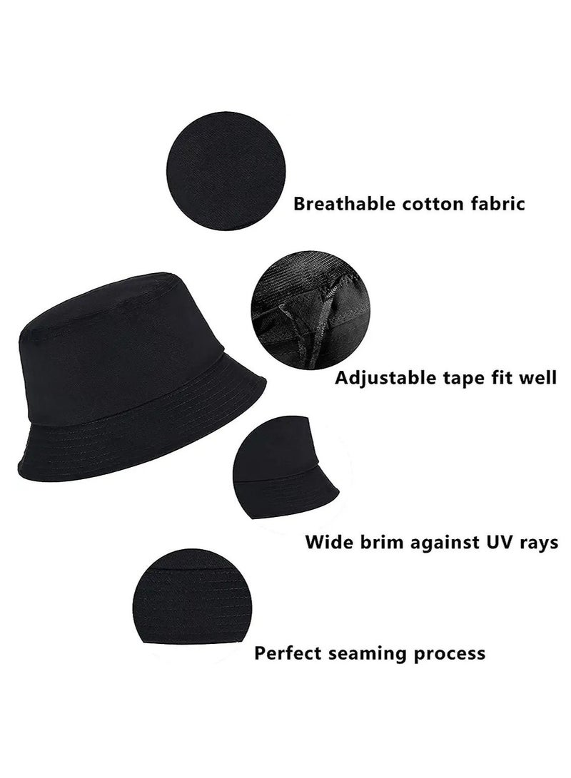 Trend Double face Fisherman Hat For Women Men Portable Folding Hat Spring Summer Fashion Outdoor Sunshade Hat - Image 3
