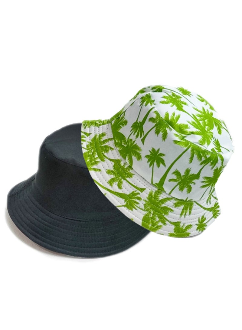 Trend Double face Fisherman Hat For Women Men Portable Folding Hat Spring Summer Fashion Outdoor Sunshade Hat - Image 1
