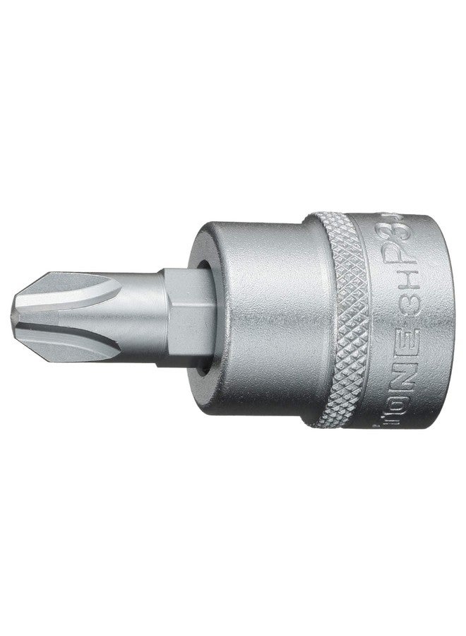 TONE Driver Bit Socket 3H-P3 3/8" Inch Drive (+) No.3 - Image 1