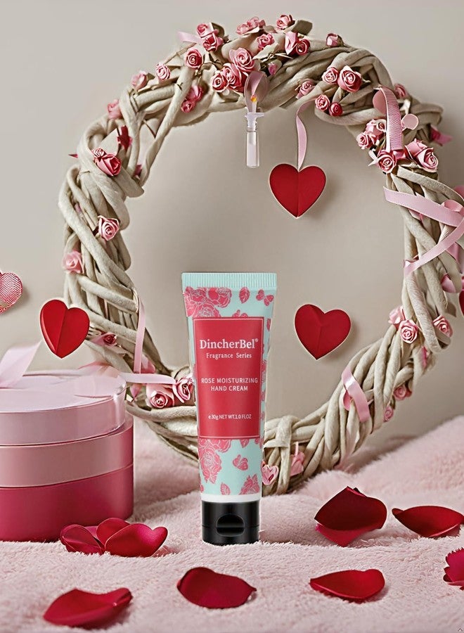 DincherBel 100 Pack Rose Moisturizing Hand Cream Set - Travel Size Non-Greasy Hand Lotion Set for Dry Skin, Instant Moisturizing Hand Cream for Women, 1.0 oz/30 ml - Image 4