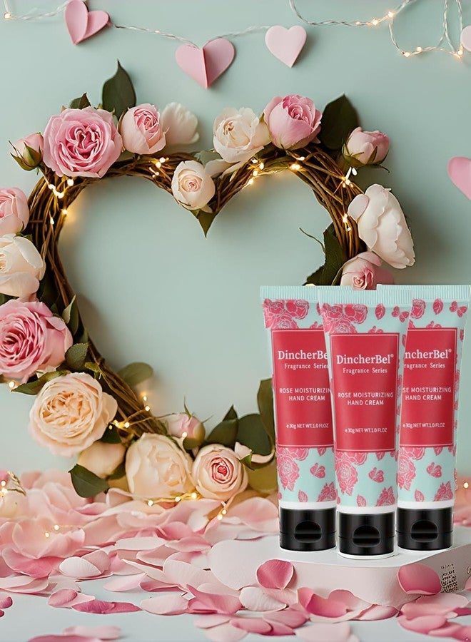 DincherBel 100 Pack Rose Moisturizing Hand Cream Set - Travel Size Non-Greasy Hand Lotion Set for Dry Skin, Instant Moisturizing Hand Cream for Women, 1.0 oz/30 ml - Image 5