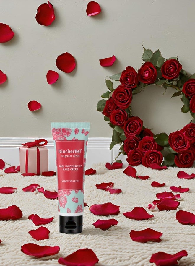 DincherBel 100 Pack Rose Moisturizing Hand Cream Set - Travel Size Non-Greasy Hand Lotion Set for Dry Skin, Instant Moisturizing Hand Cream for Women, 1.0 oz/30 ml - Image 2