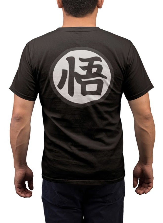 ALLNTRENDS Adult T Shirt Training Symbol Trendy Shirt Popular, Black, M - Image 2