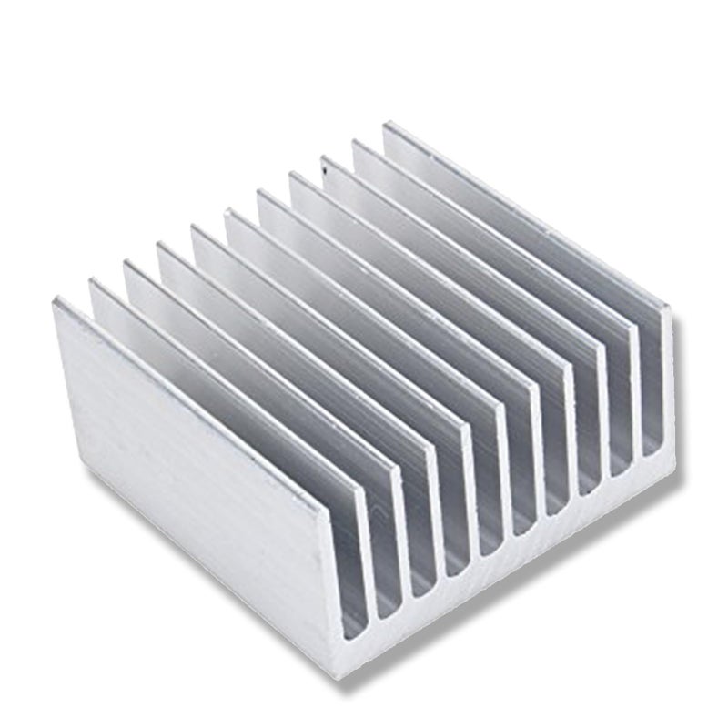 White Aluminum Heatsink Cooler 40mm x 40mm x 20mm 11 Tooth for High Power Transistor Semiconductor - Image 2