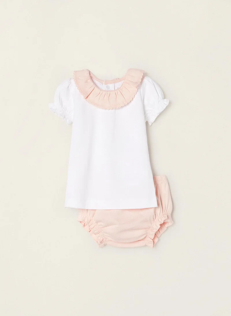 Zippy Zippy Cotton T-Shirt And Shorts For Newborn Baby Girls