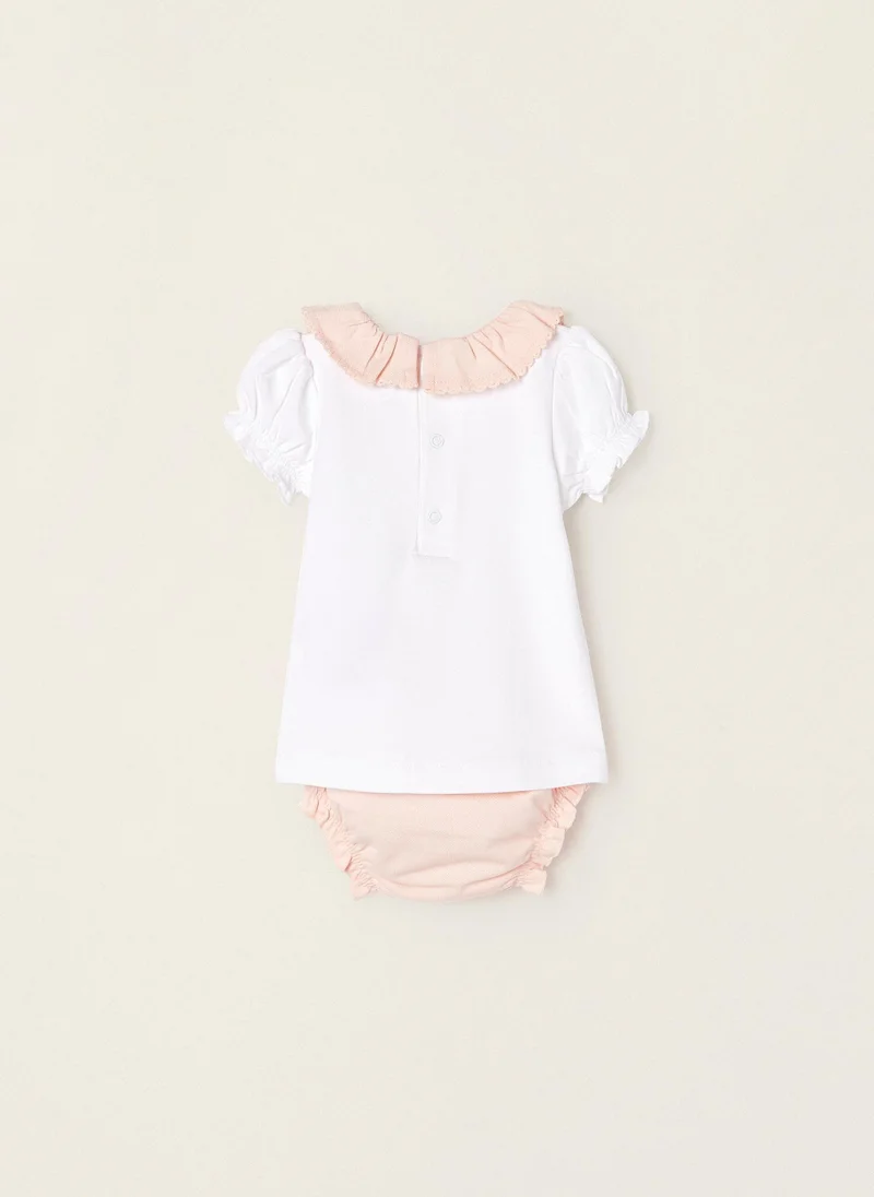 Zippy Zippy Cotton T-Shirt And Shorts For Newborn Baby Girls