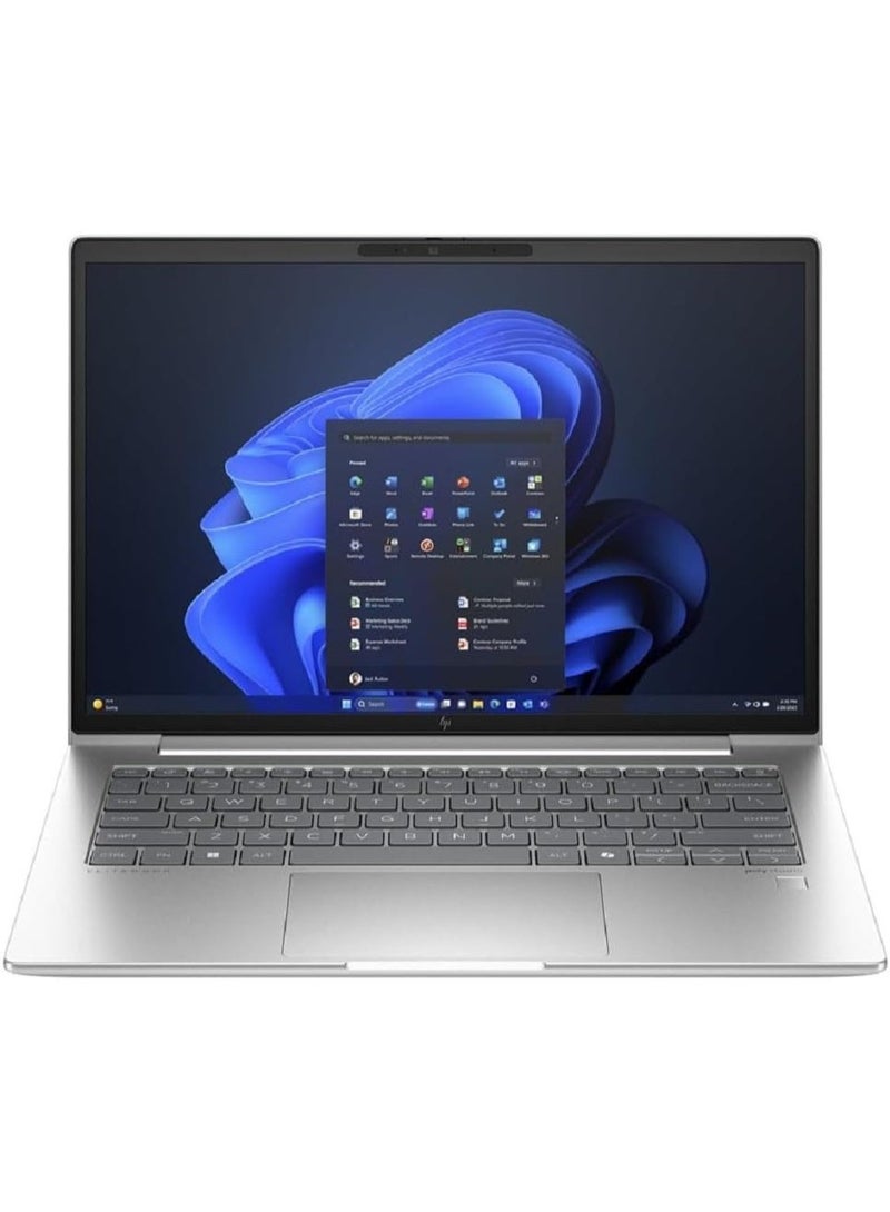HP EliteBook 640 G11 Laptop With 14-Inch Display, Intel Core Ultra 5 125U Processor/32GB RAM/512GB SSD/Windows 11 Pro English Silver – Professional metallic finish - Image 1