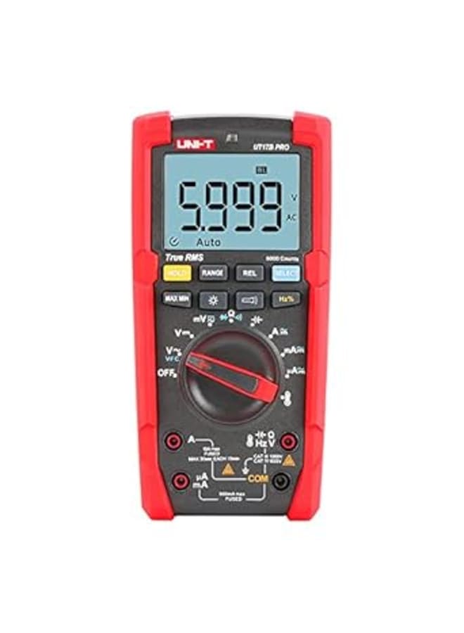 UNI-T UT15B PRO/UT17B PRO 1000V True RMS Digital Multimeter CAT III 1000V/CAT IV 600V ratings (UT17B PRO)