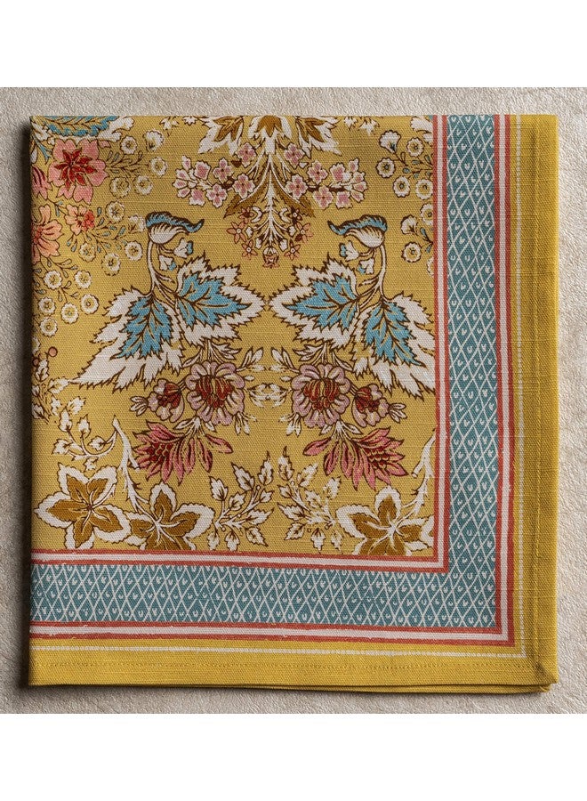 Maison d' Hermine مناديل منزل هيرمين 100% قطن مجموعة من 4 مناديل طاولة زخرفية قابلة للغسل، تناول الطعام، المنزل، الزفاف، الوليمة، البوفيه، ماركيز - ربيع/صيف (20”x20”) - Image 2