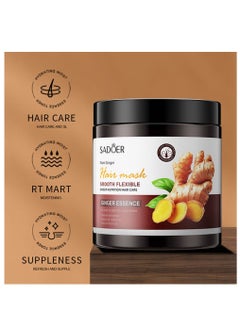 SADOER Ginger Hair Mask Smoothing Flexible Nutrition Hair Care 500 ml  - Image 2