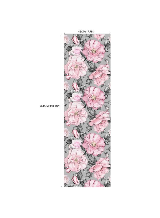 Bluejw Green Plant Flower Self-adhesive Wallpaper Wallpaper Removable Wallpaper Living Room Background Transformation Wall Sticker RW158-180 - Image 1