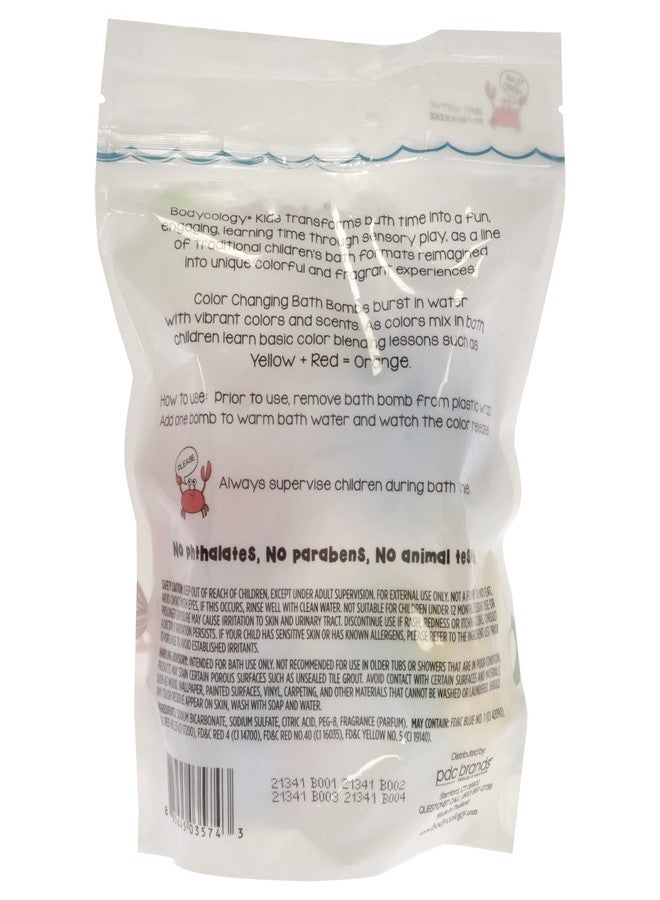 Bodycology Color Changing Bath Bombs - Watermelon Bath Bomb Kids 4 x 3 oz - Image 2
