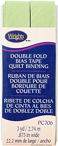 Wrights 117706528 Sage Double Fold Quilt Binding 78 x3yd