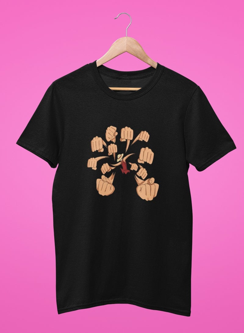 ZOOM تي شيرت بتصميم لوفي ون بيس للبالغين