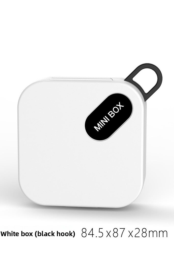 Simple mini portable compartment storage box for pills, candies, health products, sponge earplugs, small accessories, travel storage box - Image 3