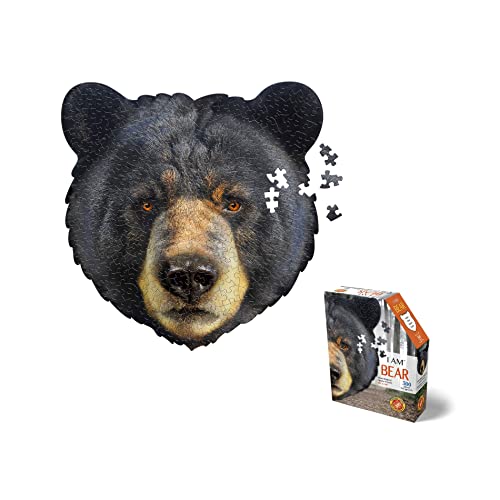 Madd Capp e11even Madd CAPP Puzzles I AM Bear 300 Pieces Animal Shaped Jigsaw Puzzle 6010 - Image 1