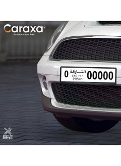 Caraxa Car Number Plate Holder License Plate Cover Frames 1Set Pair Sharjah Standard Size 53Cm Number Plate  - Image 4