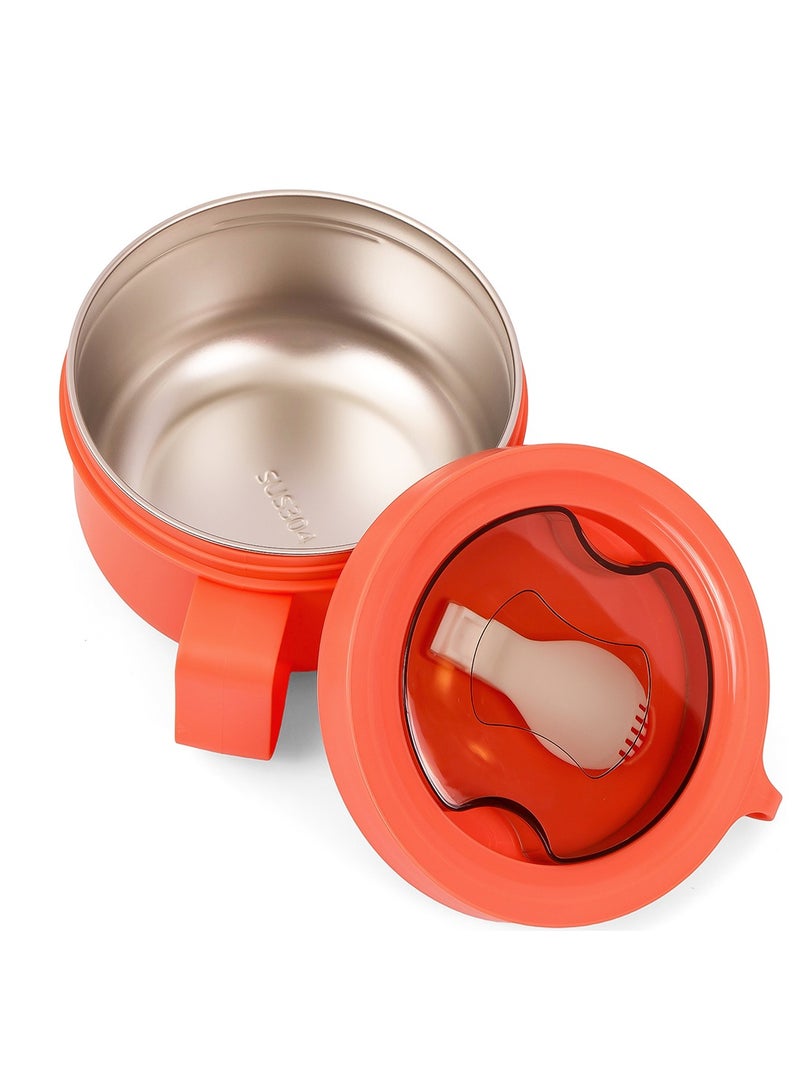 HYDROBREW صندوق غداء هيدروبرو مع ملعقة قابلة للطي - وردي - Image 4