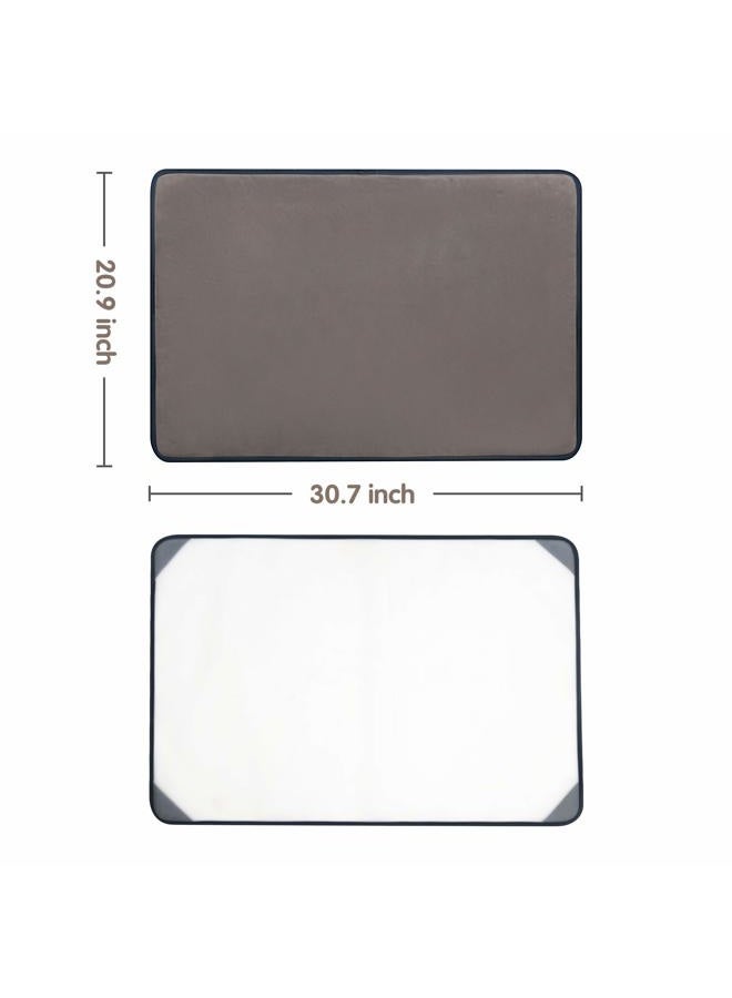 Tektalk Jigsaw Puzzle Board Portable Puzzle Mat with Puzzle Dustproof Cover for Puzzle Storage Puzzle Saver, Non-Slip Surface, Up to 1000 Pieces (Gray) - Image 5