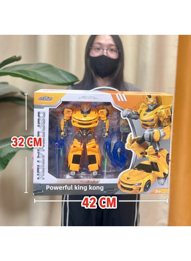 Boy Toy Transformation Robot Wasp Optimus Warrior Figure Robot Transformation Car Toy Gift Box-Color:R20 God Of Wasps 【gift Box】 - Image 1